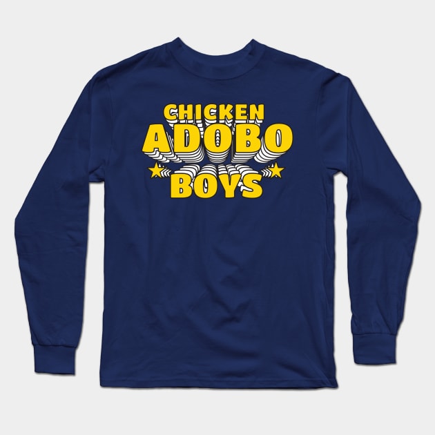 Chicken Adobo Boys Long Sleeve T-Shirt by hermesthebrand